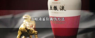 ​五粮液鉴别真伪方法