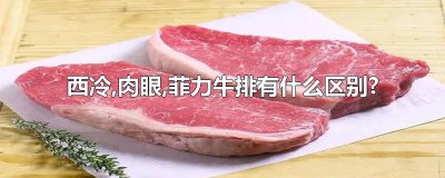 ​西冷,肉眼,菲力牛排有什么区别?