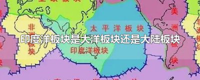 ​印度洋板块是大洋板块还是大陆板块