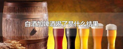 ​白酒加啤酒喝了是什么结果