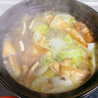 粉条炖豆腐的家常做法大全家常（白菜豆腐炖粉条教程）