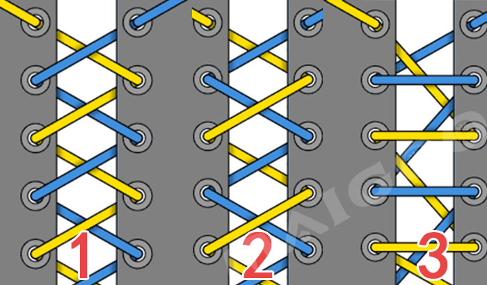 隐藏打结系法（运动鞋系鞋带的24种花样）