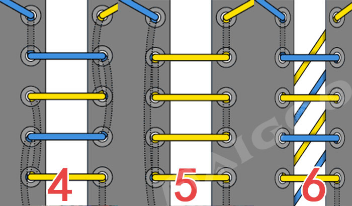隐藏打结系法（运动鞋系鞋带的24种花样）