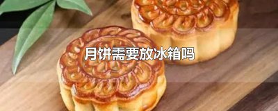 ​月饼需要放冰箱吗