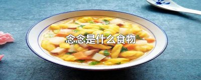 ​念念是什么食物