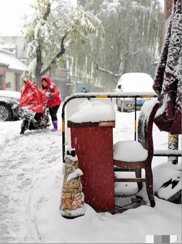 济南下雪是什么样子（山东济南等地下雪场景）(11)