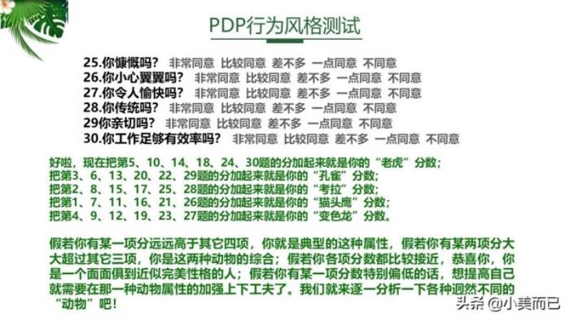 pdp性格测试免费版（超准的PDP性格分析）(4)