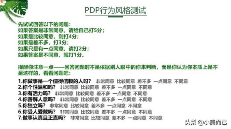 pdp性格测试免费版（超准的PDP性格分析）(2)