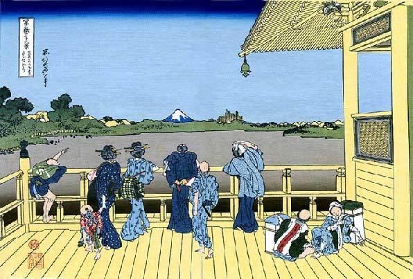 八大仙人绘画风格（浮世绘名画神奈川冲浪里是怎么画出来的）(14)