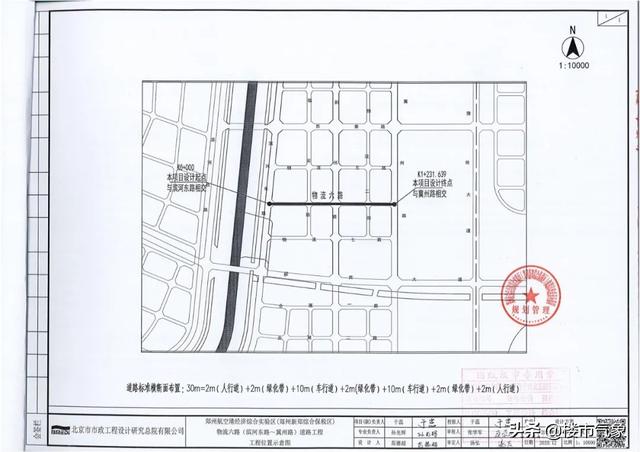 郑州港区地铁规划图最新（郑州港区七大片区46条道路规划）(55)