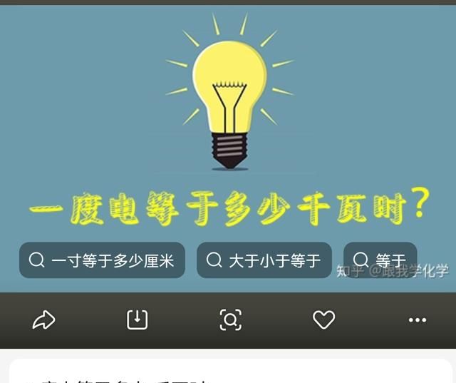 一度电等于多少瓦，一度电等于多少瓦图片？图1