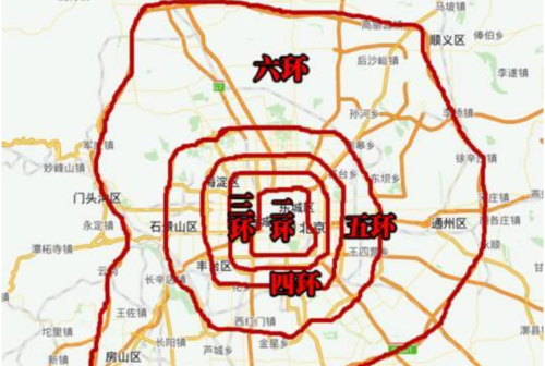 大家在北京一环、二环、三环、四环、五环租房的房价大概是是多少