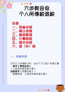 ​20年个人所得税退税操作流程（6步教会你个人所得税退税）