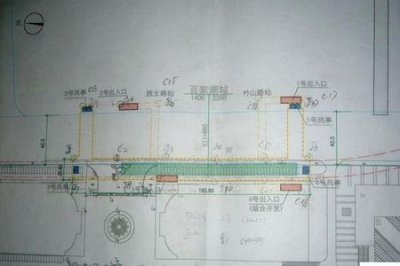 ​南京南站地铁出口示意图