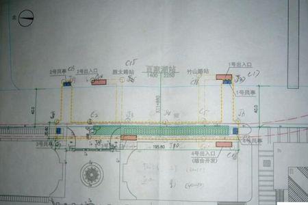 南京南站地铁出口示意图