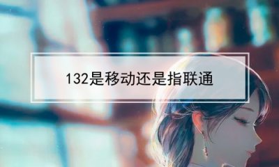 ​132是移动还是指联通