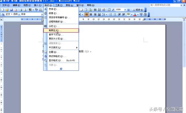 word文档制表位怎么设置（word格式设置-制表位的设置和使用）(4)