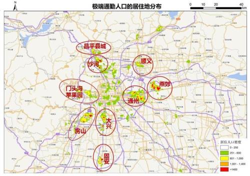 燕郊在北京地图的位置