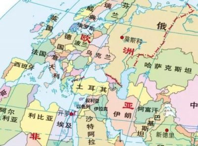 ​土耳其属于哪个洲的国家地图(埃及属于哪个洲)