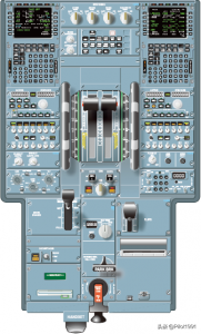 ​A320飞机中央操纵台按键旋钮详解，手把手带你认识飞机驾驶舱