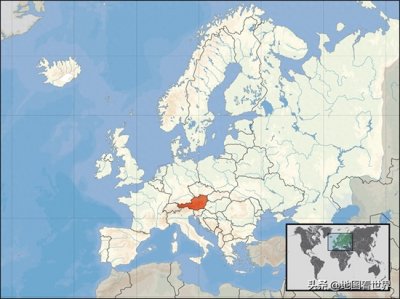 ​新冠肺炎疫情国家科普：奥地利地理概况与奥地利地图合集