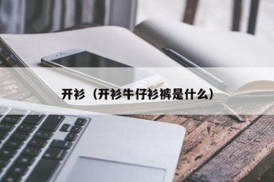 ​开衫（开衫牛仔衫裤是什么）