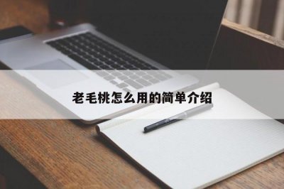 ​老毛桃怎么用的简单介绍