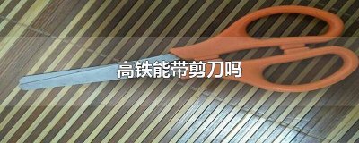 ​坐高铁可以带理发剪刀吗? 坐高铁可以带理发剪刀吗