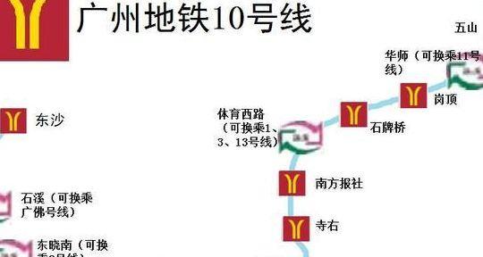 地铁10号线二期线路图（地铁10号线走向图）