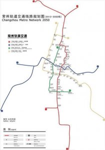 ​常州地铁线路 常州地铁1号线2号线3号4号5号线路规划图